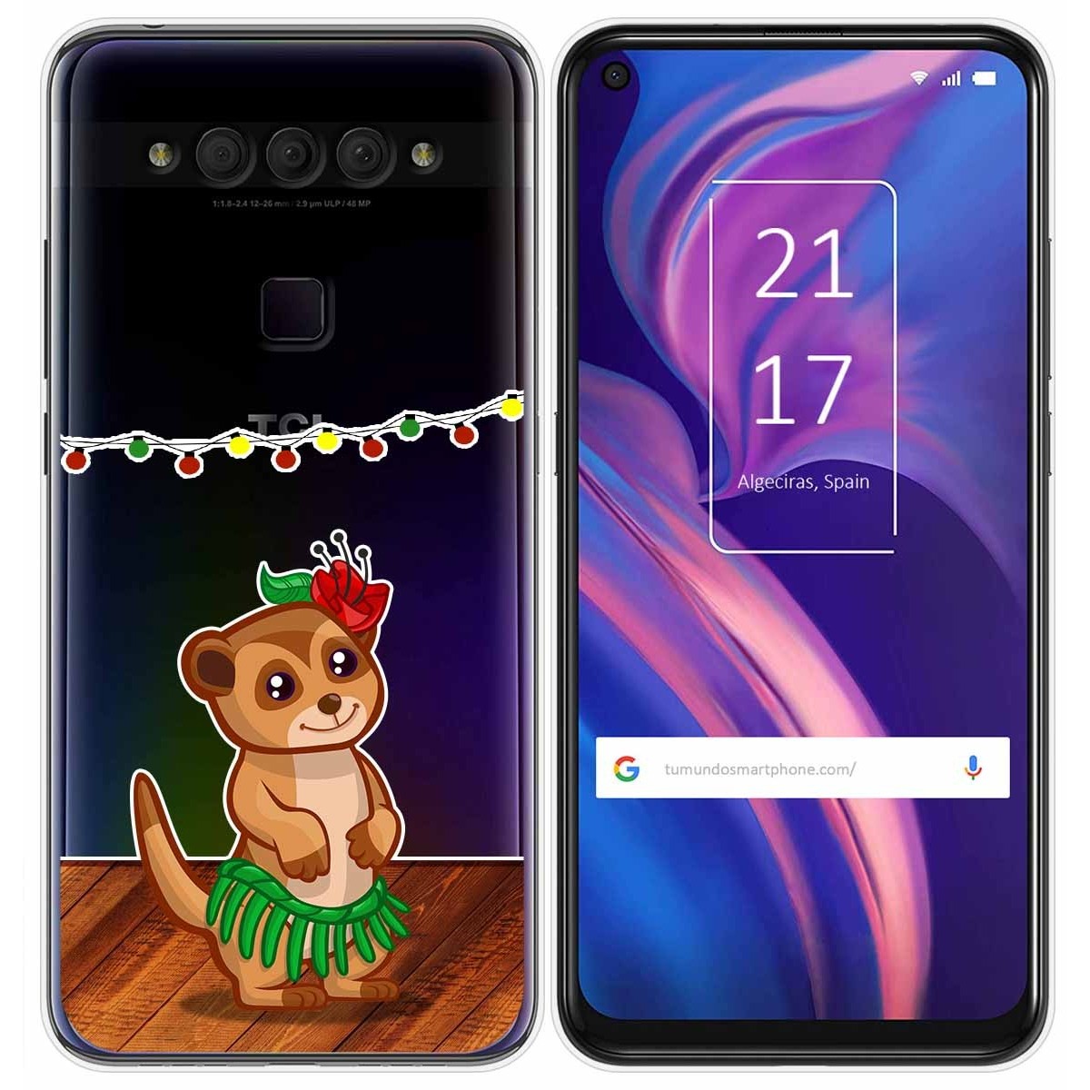 Funda Gel Transparente para TCL Plex diseño Suricata Dibujos