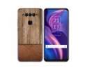 Funda Gel Tpu para TCL Plex diseño Madera 09 Dibujos