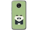 Funda Gel Tpu para Motorola Moto E4 Plus Diseño Panda Dibujos