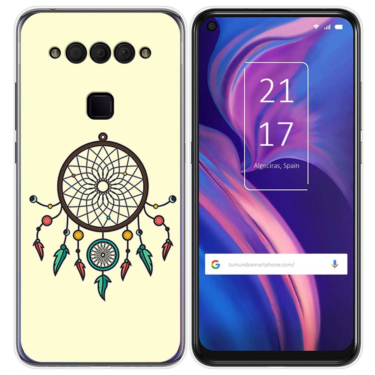 Funda Gel Tpu para TCL Plex diseño Atrapasueños Dibujos