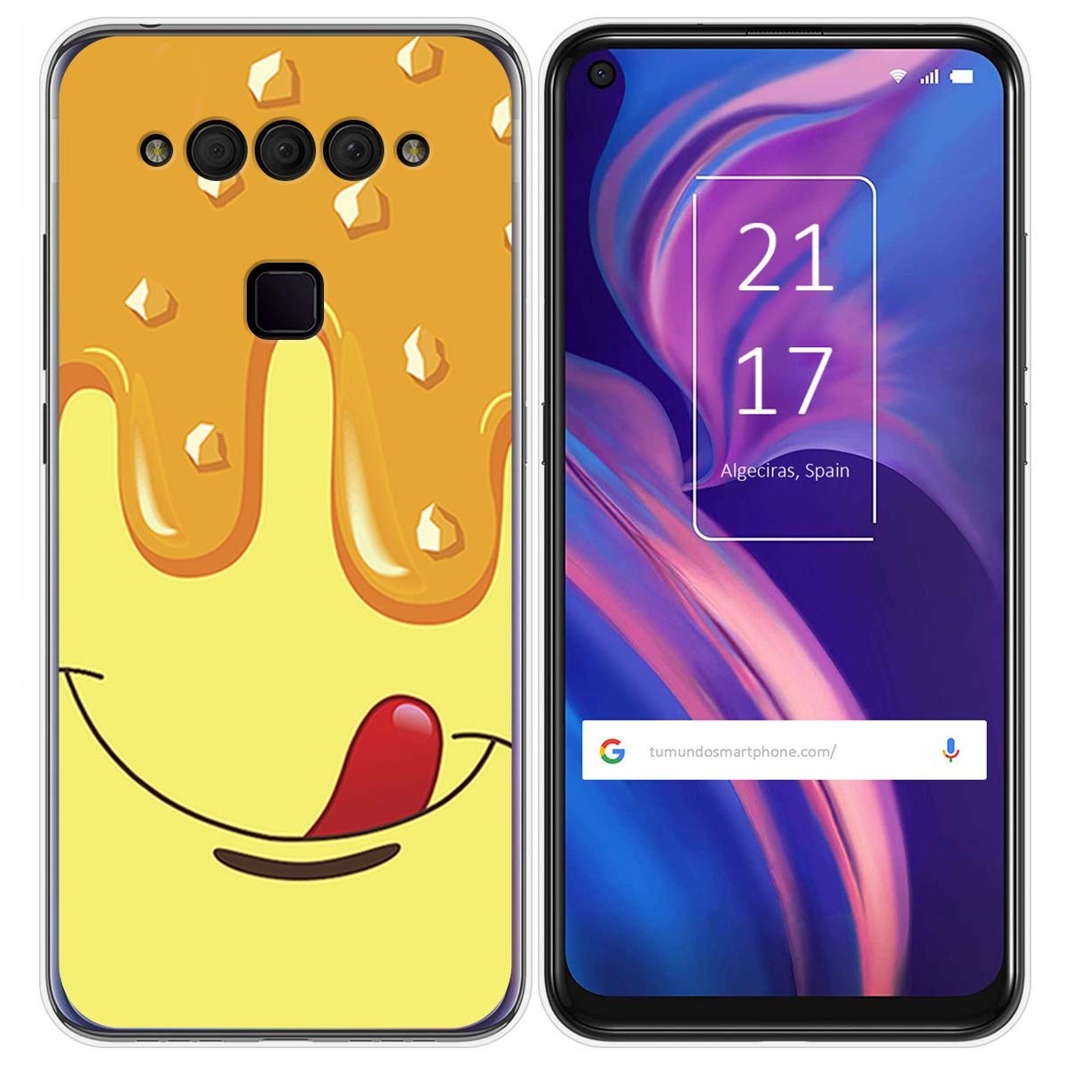 Funda Gel Tpu para TCL Plex diseño Helado Vainilla Dibujos