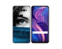Funda Gel Tpu para TCL Plex diseño Ojo Dibujos