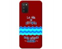 Funda Silicona Líquida Roja para Samsung Galaxy A02s diseño Agua Dibujos