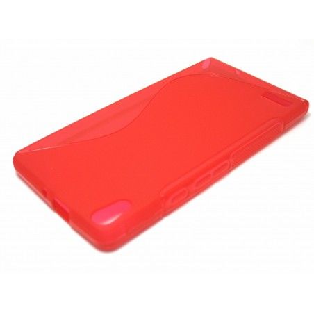Funda Gel Tpu Huawei Ascend P6 S Line Color Roja
