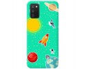 Funda Silicona Líquida Verde para Samsung Galaxy A02s diseño Espacio Dibujos