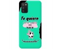 Funda Silicona Líquida Verde para Samsung Galaxy A02s diseño Vaca Dibujos