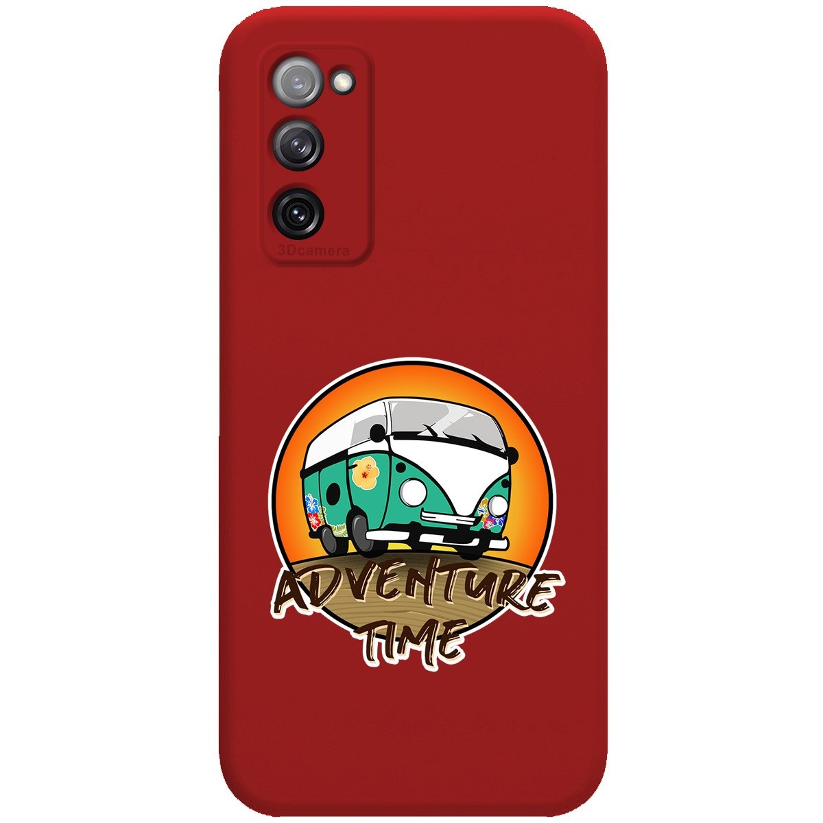 Funda Silicona Líquida Roja para Samsung Galaxy S20 FE diseño Adventure Time Dibujos