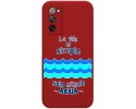 Funda Silicona Líquida Roja para Samsung Galaxy S20 FE diseño Agua Dibujos