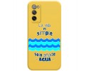 Funda Silicona Líquida Amarilla para Samsung Galaxy S20 FE diseño Agua Dibujos
