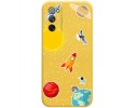Funda Silicona Líquida Amarilla para Samsung Galaxy S20 FE diseño Espacio Dibujos