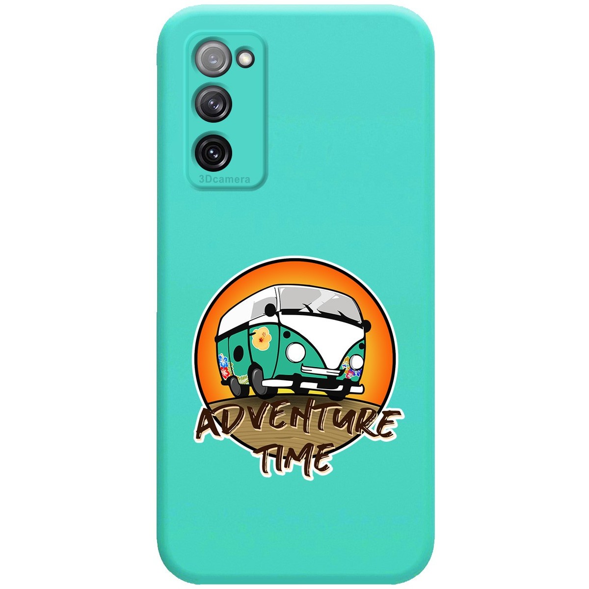 Funda Silicona Líquida Verde para Samsung Galaxy S20 FE diseño Adventure Time Dibujos