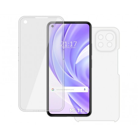 Funda Doble Transparente Pc + Tpu Full Body 360 para Xiaomi Mi 11 Lite 4G / 5G / 5G NE