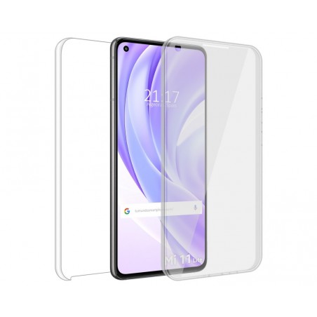 Funda Doble Transparente Pc + Tpu Full Body 360 para Xiaomi Mi 11 Lite 4G / 5G / 5G NE