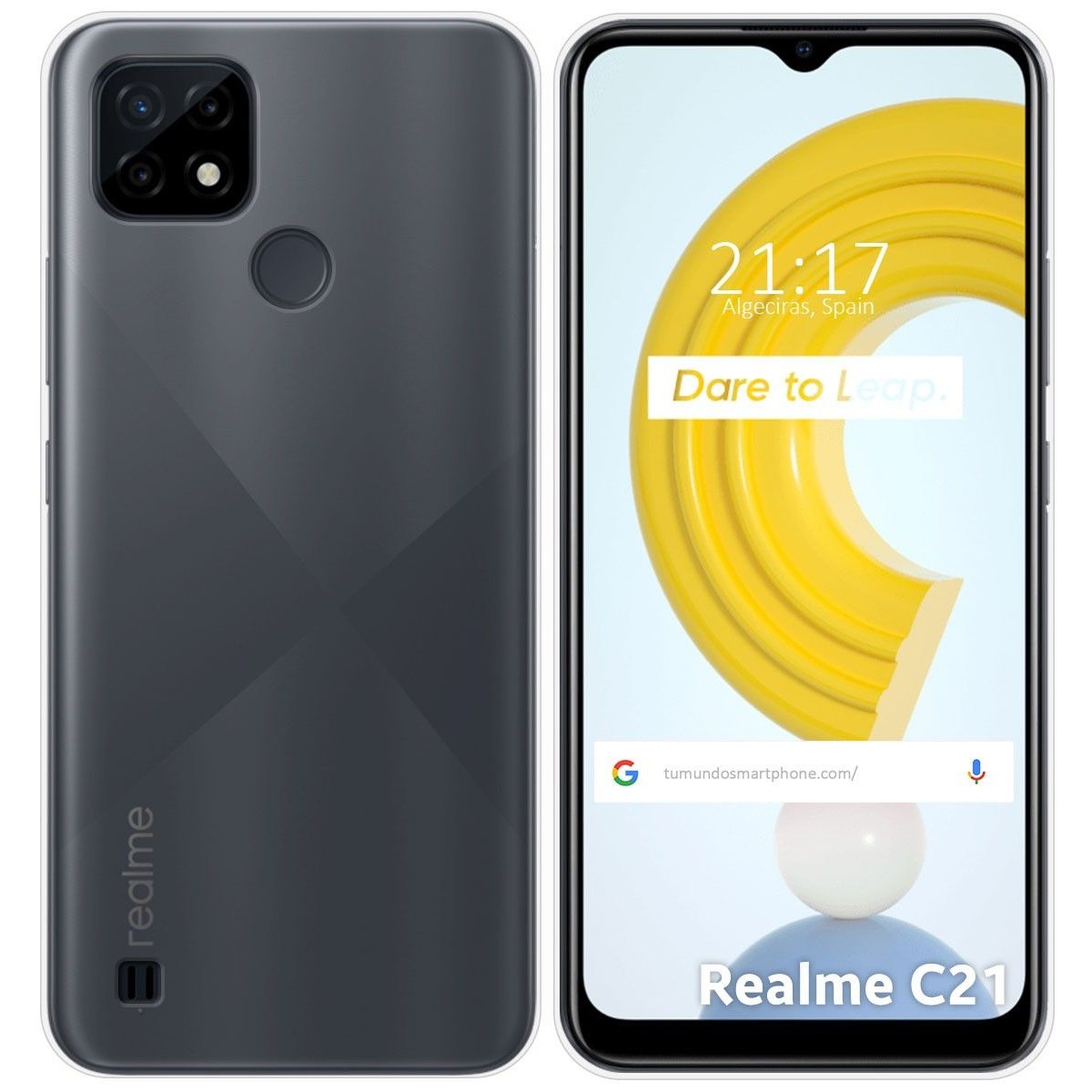 Funda Silicona Gel TPU Transparente para Realme C21