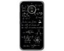 Funda Gel Tpu para Motorola Moto E4 Plus Diseño Formulas Dibujos