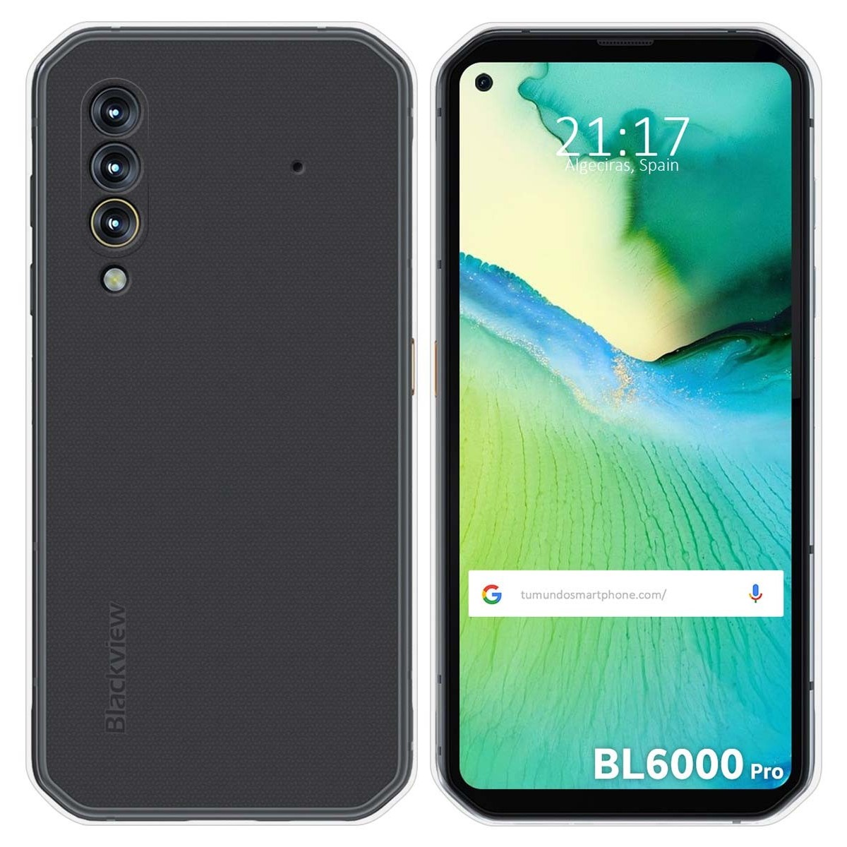 Funda Silicona Gel TPU Transparente para Blackview BL6000 Pro