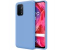 Funda Silicona Líquida Ultra Suave para Oppo A54 5G / A74 5G color Azul