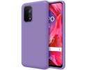 Funda Silicona Líquida Ultra Suave para Oppo A54 5G / A74 5G color Morada