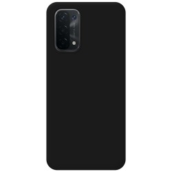Funda Silicona Líquida Ultra Suave para Oppo A54 5G / A74 5G color Negra 2