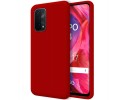 Funda Silicona Líquida Ultra Suave para Oppo A54 5G / A74 5G color Roja