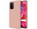 Funda Silicona Líquida Ultra Suave para Oppo A54 5G / A74 5G color Rosa