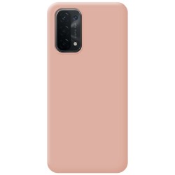 Funda Silicona Líquida Ultra Suave para Oppo A54 5G / A74 5G color Rosa 2