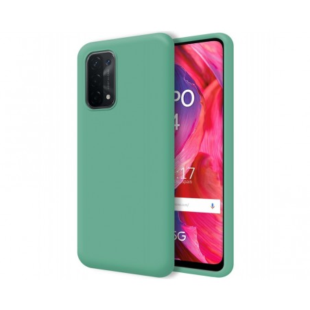 Funda Silicona Líquida Ultra Suave para Oppo A54 5G / A74 5G color Verde