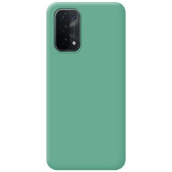 Funda Silicona Líquida Ultra Suave para Oppo A54 5G / A74 5G color Verde 2