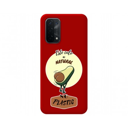 Funda Silicona Líquida Roja para Oppo A54 5G / A74 5G diseño Culo Natural Dibujos