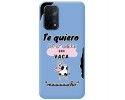 Funda Silicona Líquida Azul para Oppo A54 5G / A74 5G diseño Vaca Dibujos