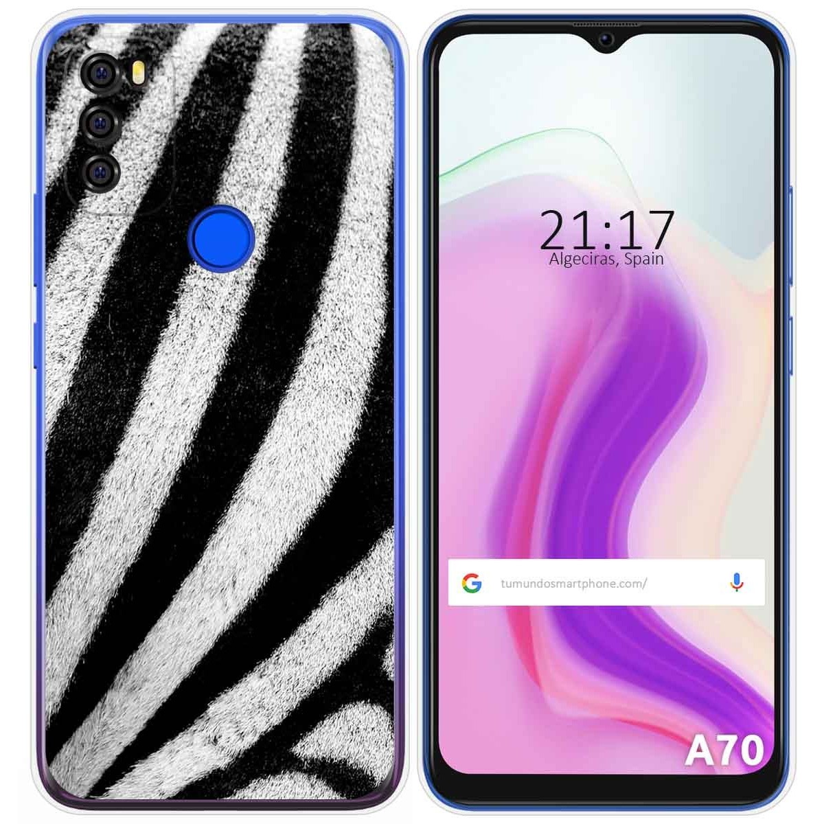 Funda Gel Tpu para Blackview A70 diseño Animal 02 Dibujos