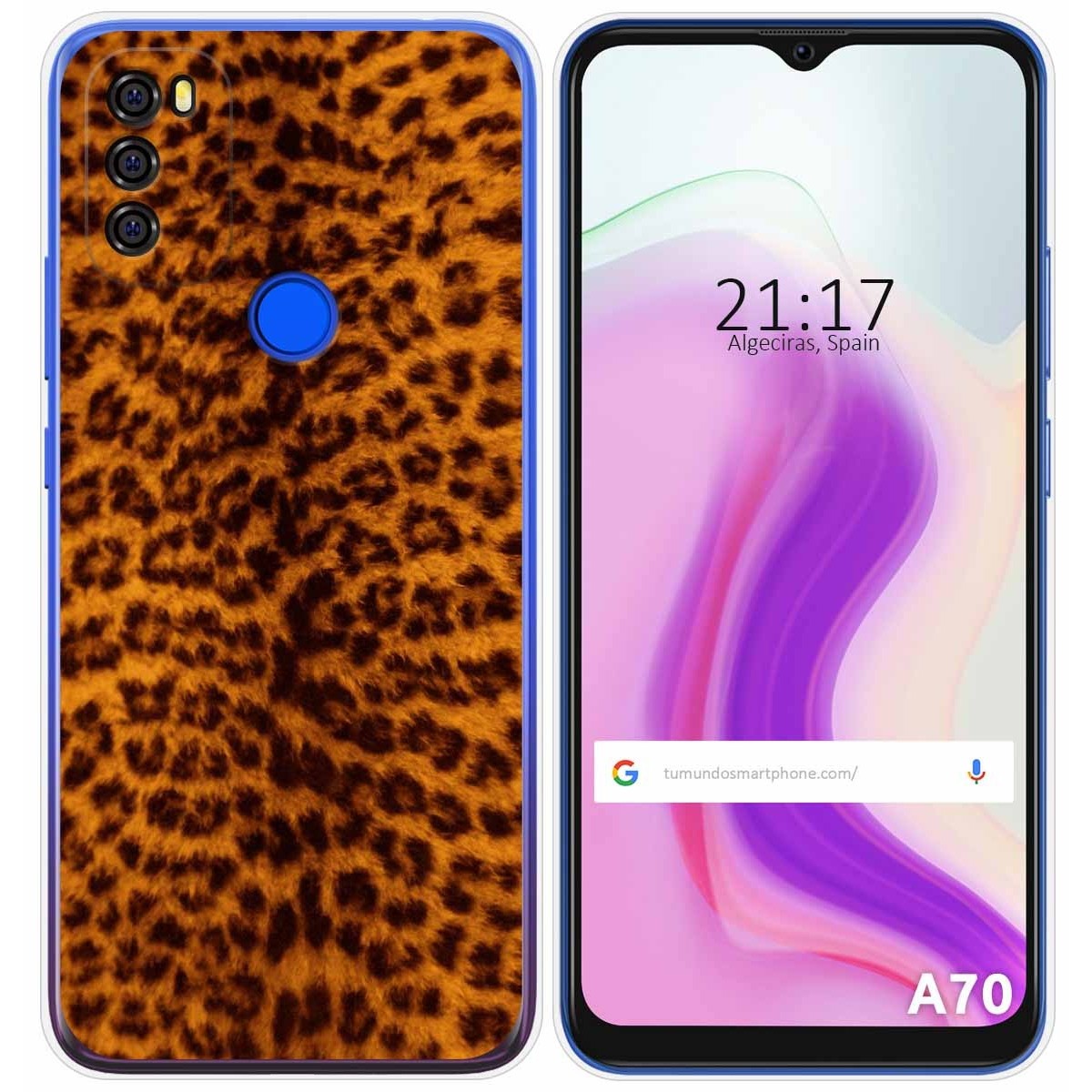 Funda Gel Tpu para Blackview A70 diseño Animal 03 Dibujos