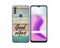 Funda Gel Tpu para Blackview A70 diseño Madera 01 Dibujos