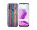 Funda Gel Tpu para Blackview A70 diseño Madera 10 Dibujos