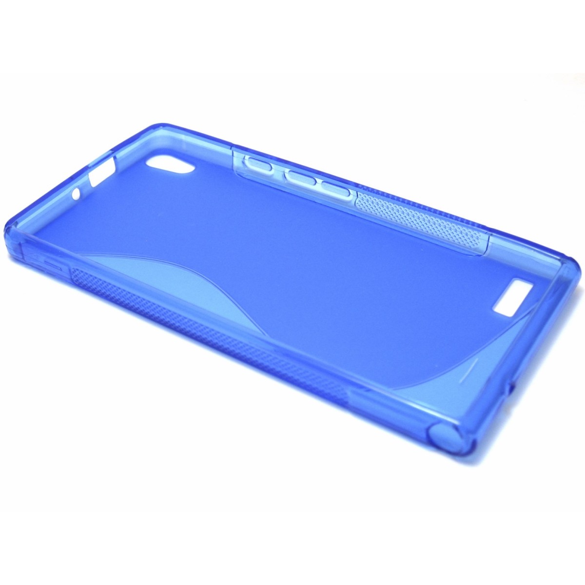 Funda Gel Tpu Huawei Ascend P6 S Line Color Azul