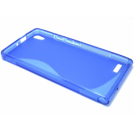 Funda Gel Tpu Huawei Ascend P6 S Line Color Azul
