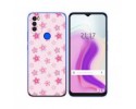 Funda Gel Tpu para Blackview A70 diseño Flores Dibujos
