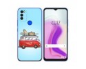 Funda Gel Tpu para Blackview A70 diseño Furgoneta Dibujos