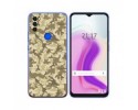 Funda Gel Tpu para Blackview A70 diseño Sand Camuflaje Dibujos