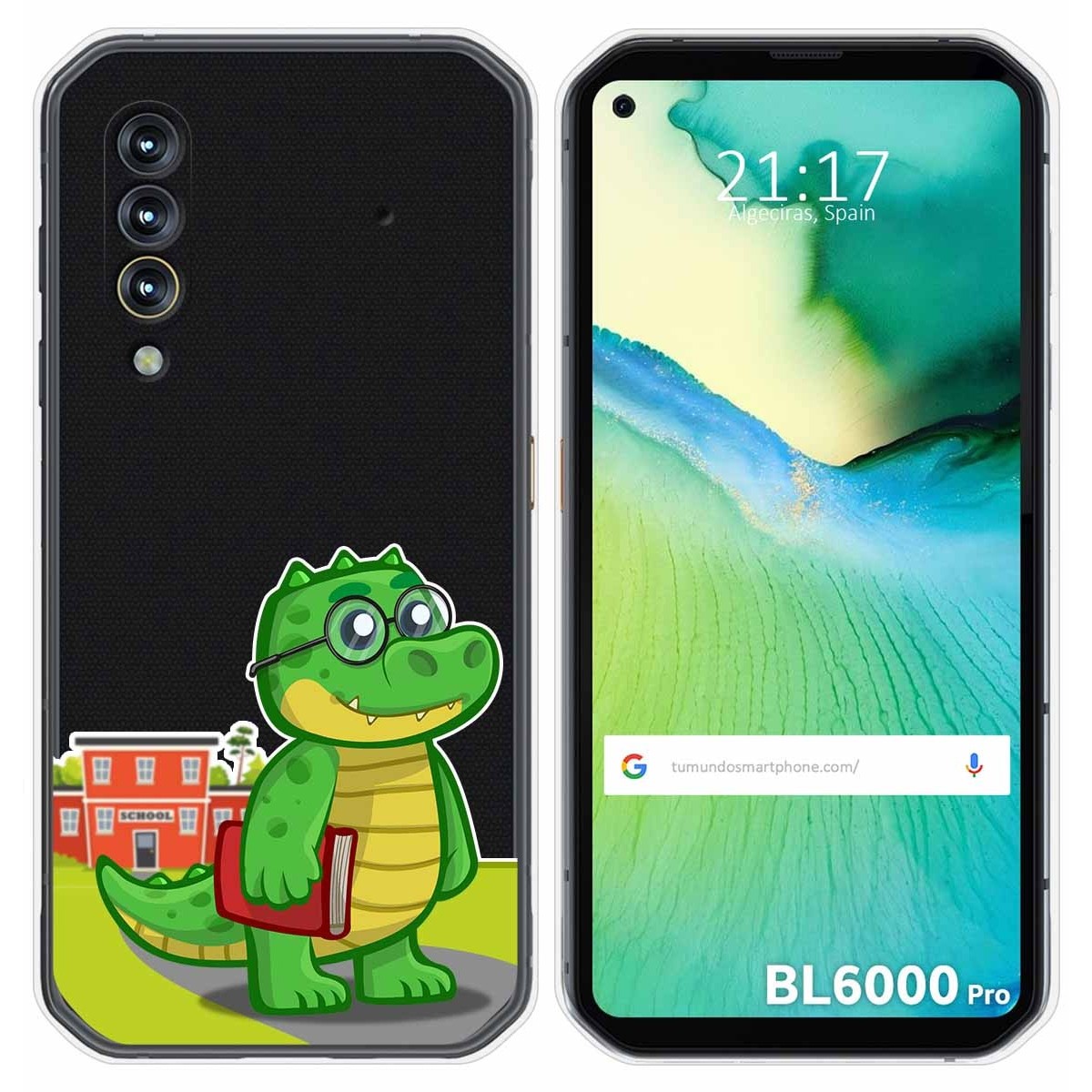 Funda Gel Transparente para Blackview BL6000 Pro diseño Coco Dibujos