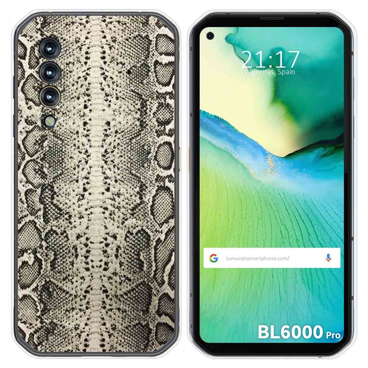 Funda Gel Tpu para Blackview BL6000 Pro diseño Animal 01 Dibujos