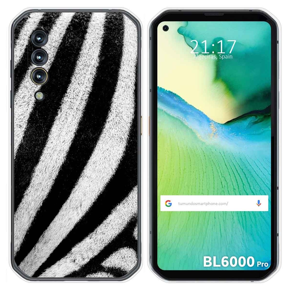 Funda Gel Tpu para Blackview BL6000 Pro diseño Animal 02 Dibujos