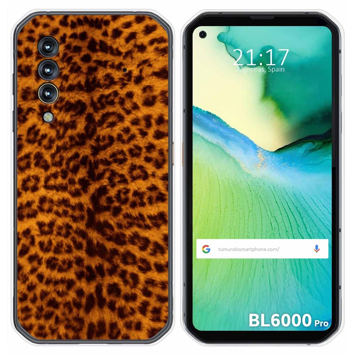 Funda Gel Tpu para Blackview BL6000 Pro diseño Animal 03 Dibujos