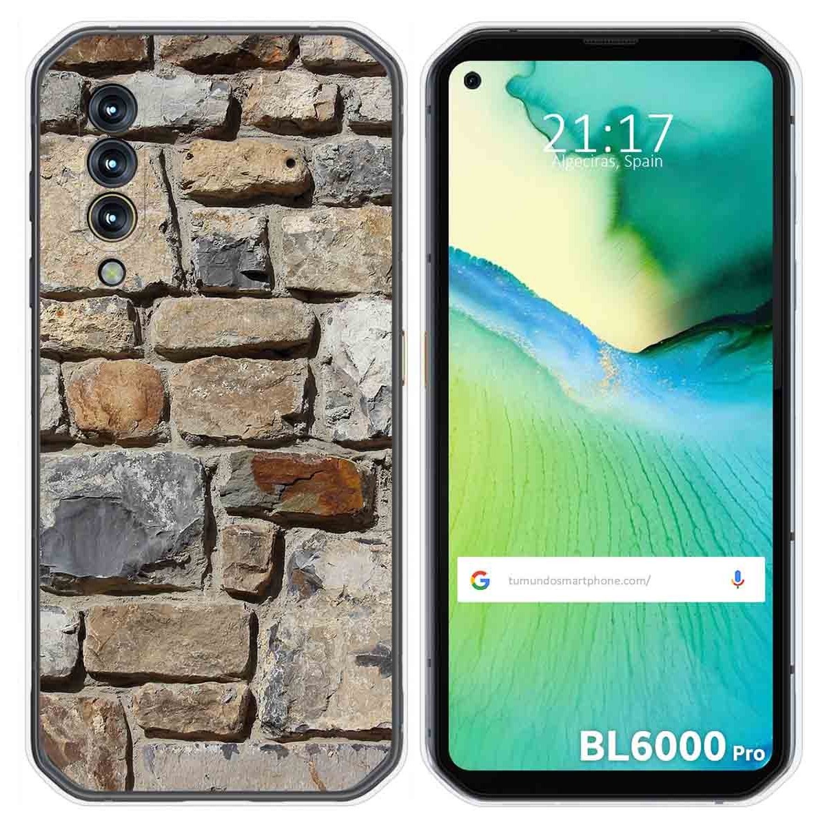Funda Gel Tpu para Blackview BL6000 Pro diseño Ladrillo 03 Dibujos