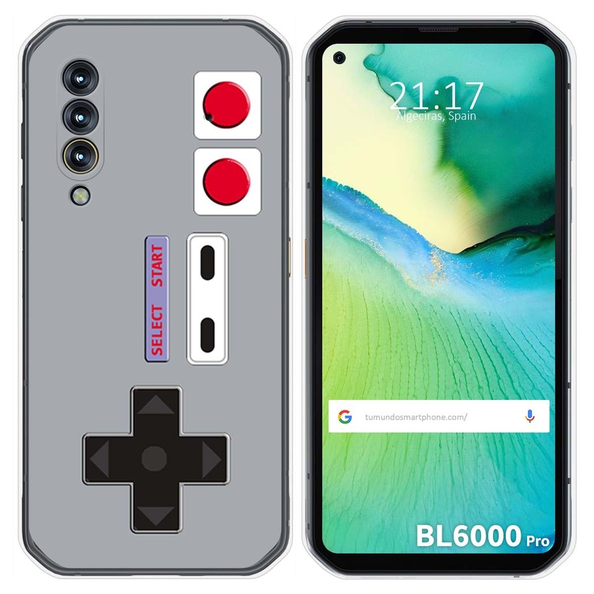 Funda Gel Tpu para Blackview BL6000 Pro diseño Consola Dibujos