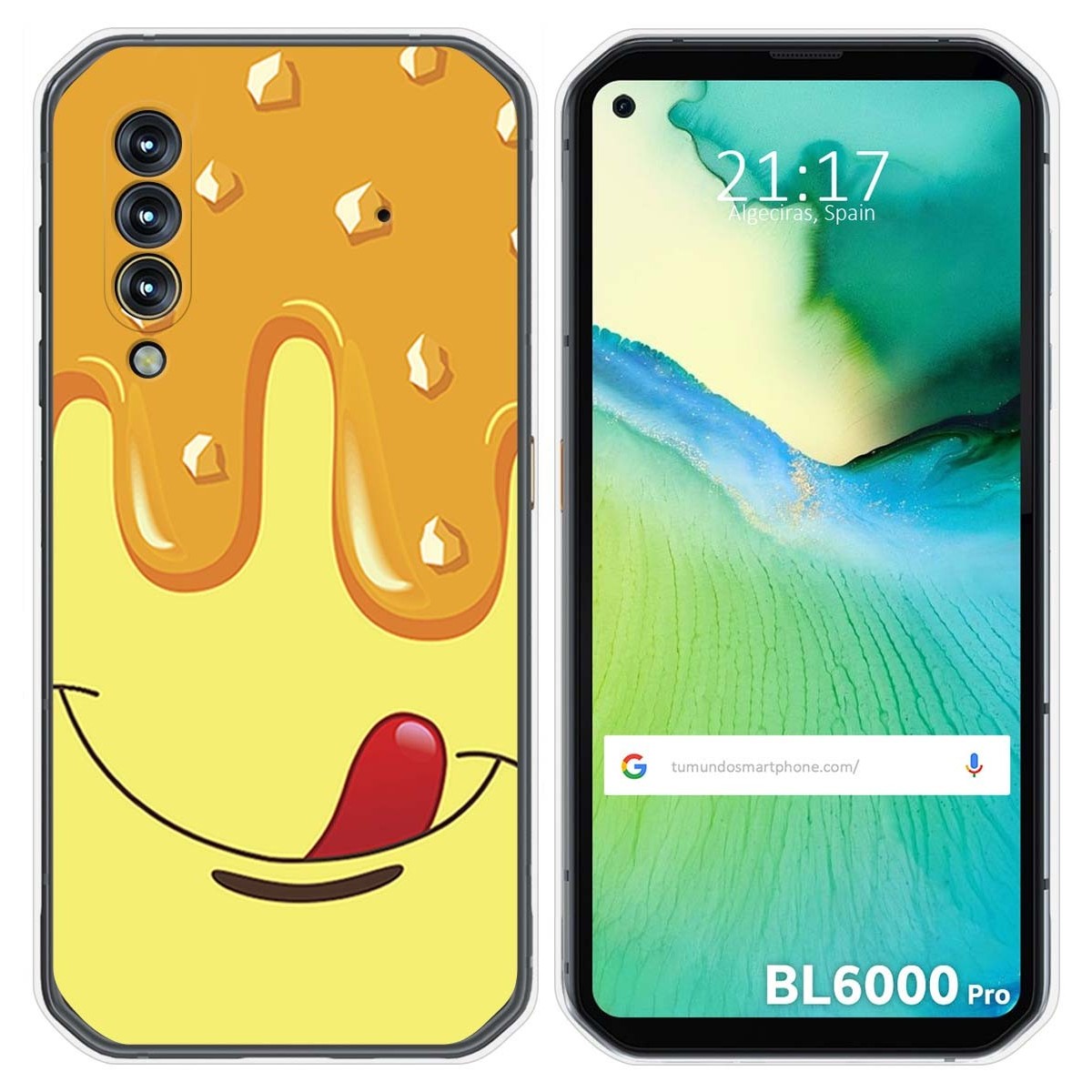 Funda Gel Tpu para Blackview BL6000 Pro diseño Helado Vainilla Dibujos