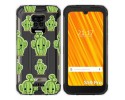 Funda Gel Transparente para Doogee S59 Pro diseño Cactus Dibujos