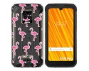Funda Gel Transparente para Doogee S59 Pro diseño Flamenco Dibujos