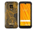 Funda Gel Transparente para Doogee S59 Pro diseño Hojas Dibujos