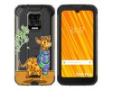 Funda Gel Transparente para Doogee S59 Pro diseño Jirafa Dibujos
